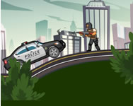 City police cars game háborús HTML5 játék